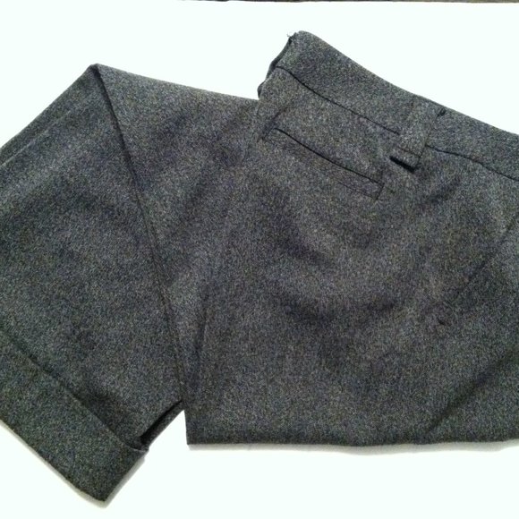 CABI WOMEN'S PRE-OWNED GRAY 79%POLYESTER 20%RAYON 1%SPANDEX DRESS PANTS10/32